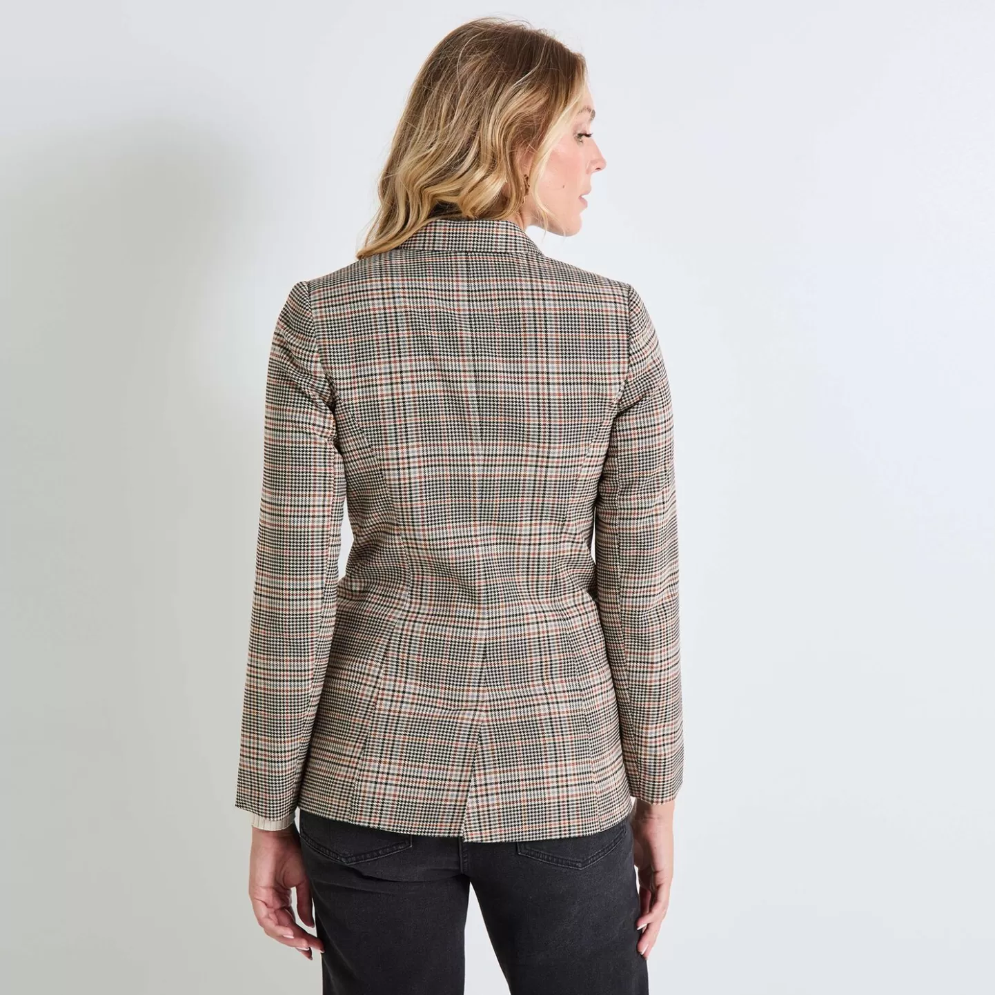 Grain de Malice Blazer à Carreaux Femme- Vestes & Blousons