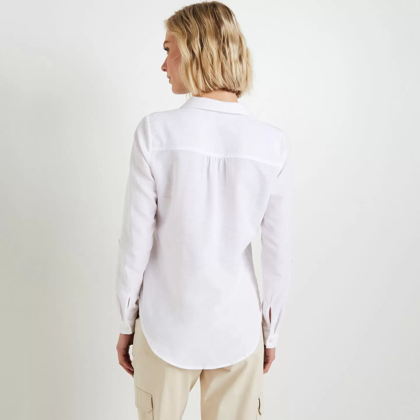 Grain de Malice Blouse En Coton Et Lin Femme- Chemisiers & Blouses