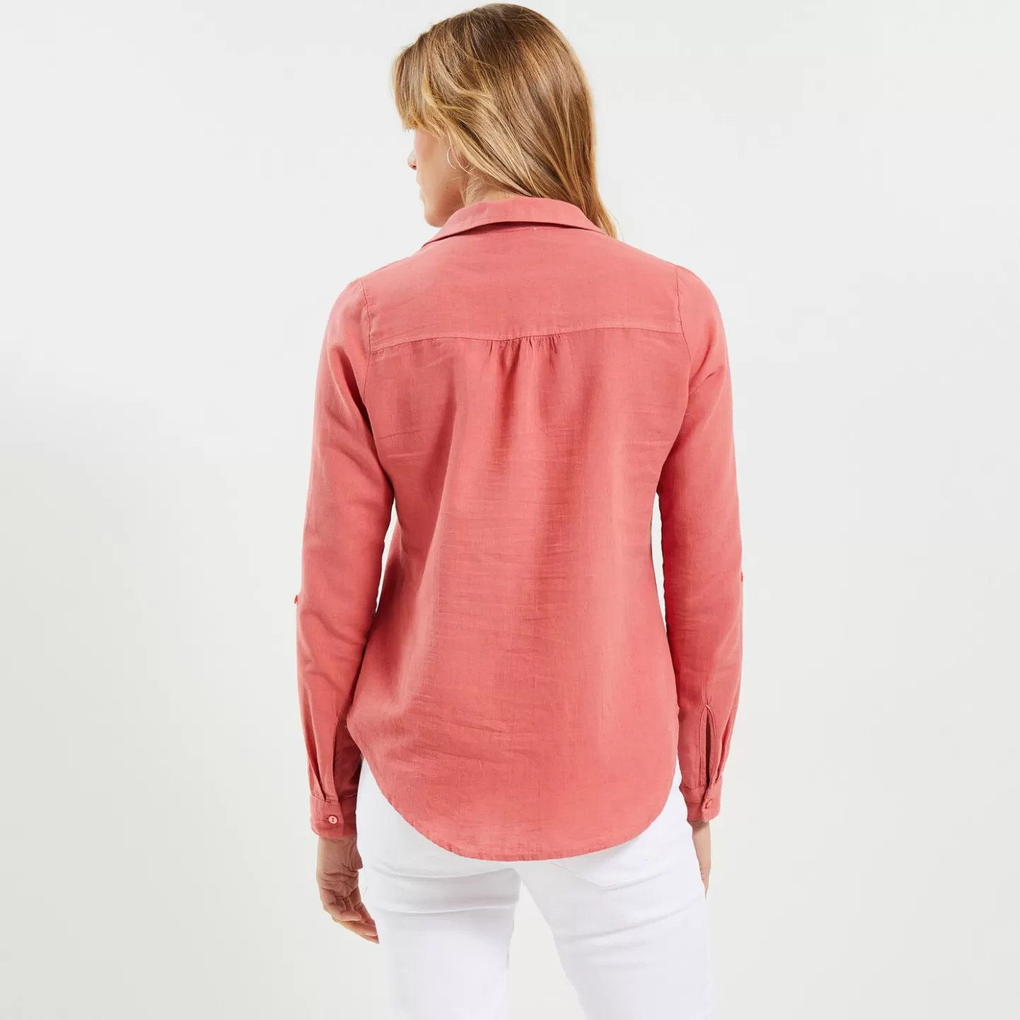 Grain de Malice Blouse En Coton Et Lin Femme- Chemisiers & Blouses