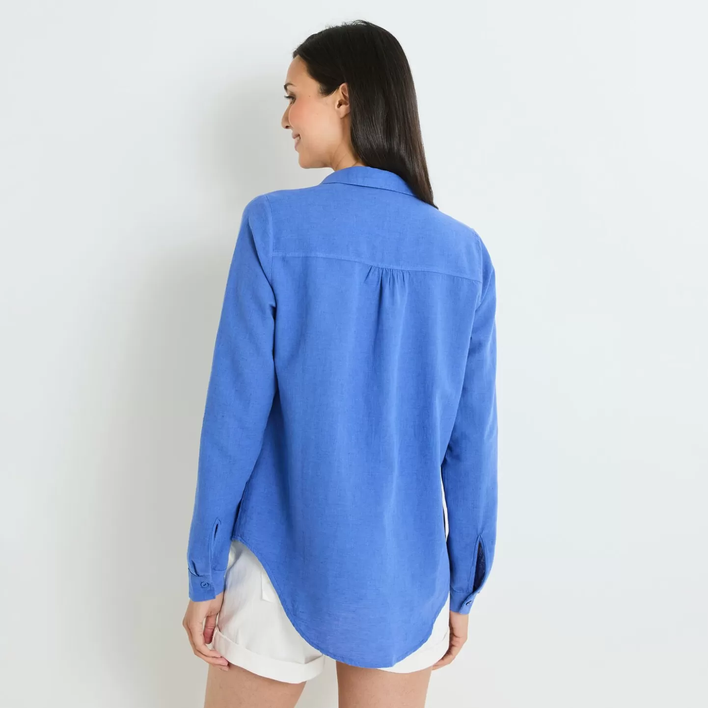 Grain de Malice Blouse En Coton Et Lin Femme- Chemisiers & Blouses