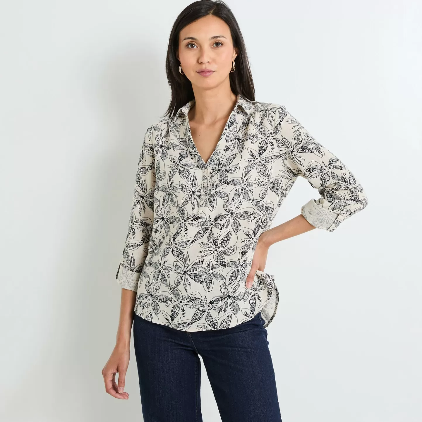 Grain de Malice Blouse Imprimée Femme- Chemisiers & Blouses