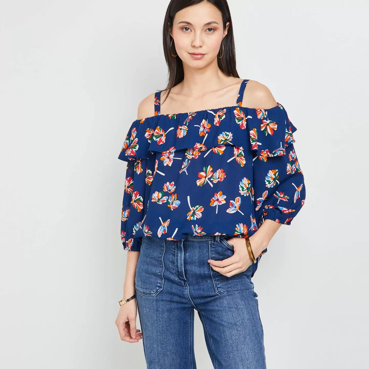 Grain de Malice Blouse Imprimée Femme- Chemisiers & Blouses