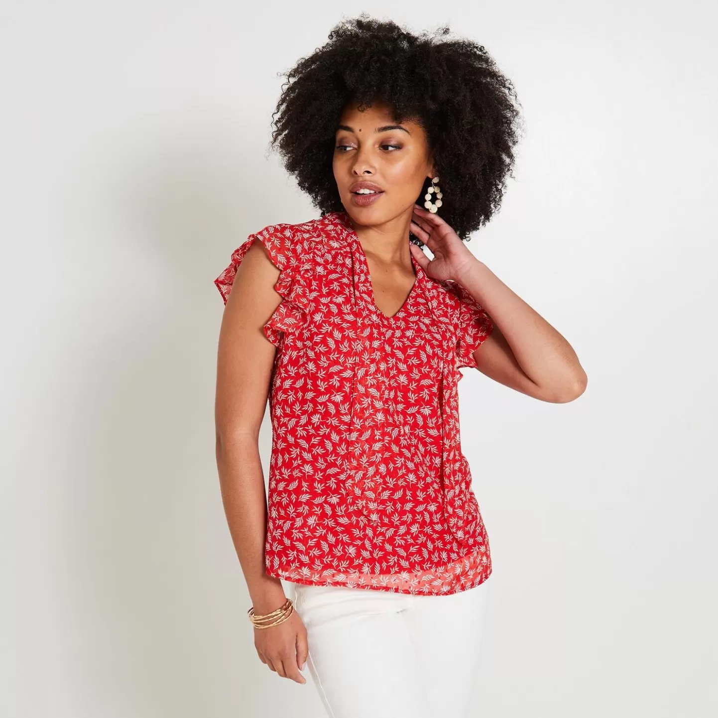 Grain de Malice Blouse Imprimée Femme- Chemisiers & Blouses