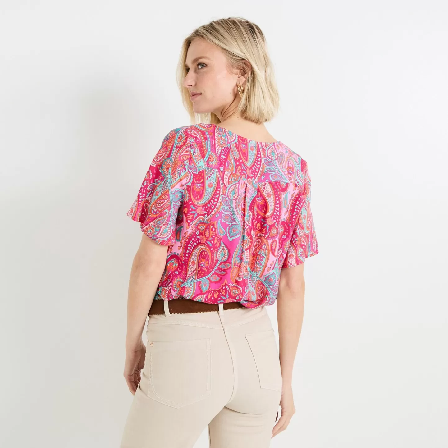 Grain de Malice Blouse Imprimée Femme- Chemisiers & Blouses