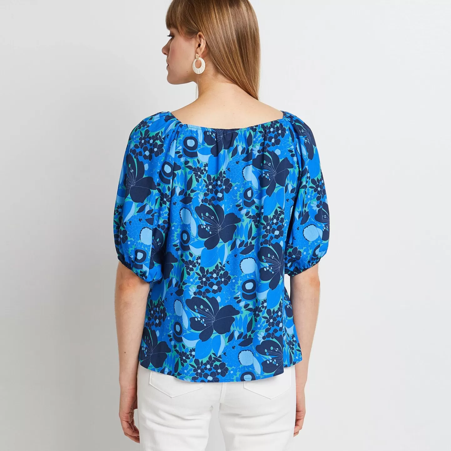 Grain de Malice Blouse Imprimée Femme- Chemisiers & Blouses