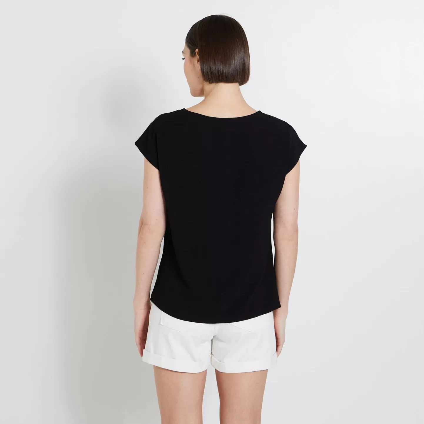 Grain de Malice Blouse Manches Courtes Femme- Chemisiers & Blouses