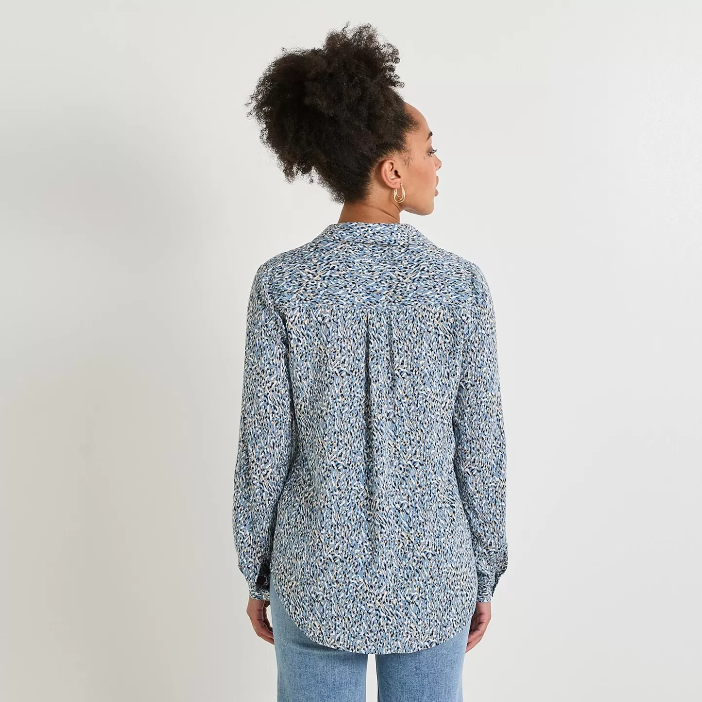 Grain de Malice Blouse Manches Longues Femme- Chemisiers & Blouses