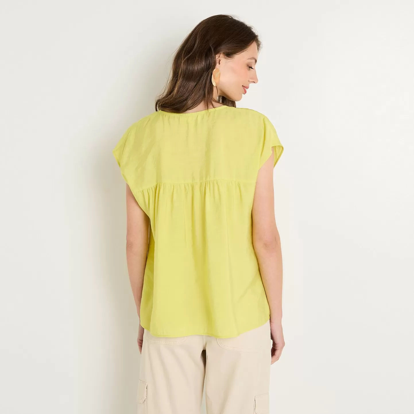 Grain de Malice Blouse Unie Femme- T-Shirts & Tops | Chemisiers & Blouses