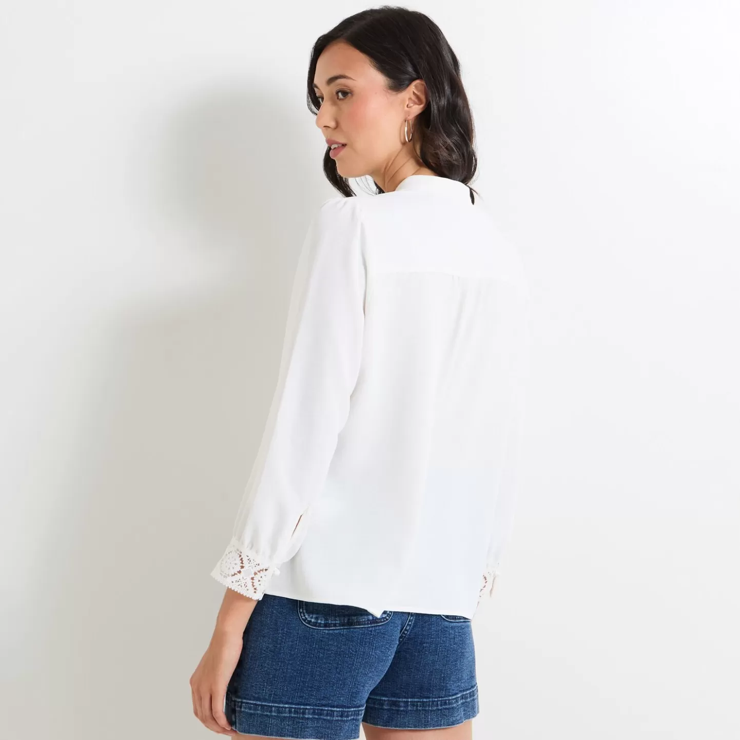 Grain de Malice Blouse Unie Femme- Chemisiers & Blouses