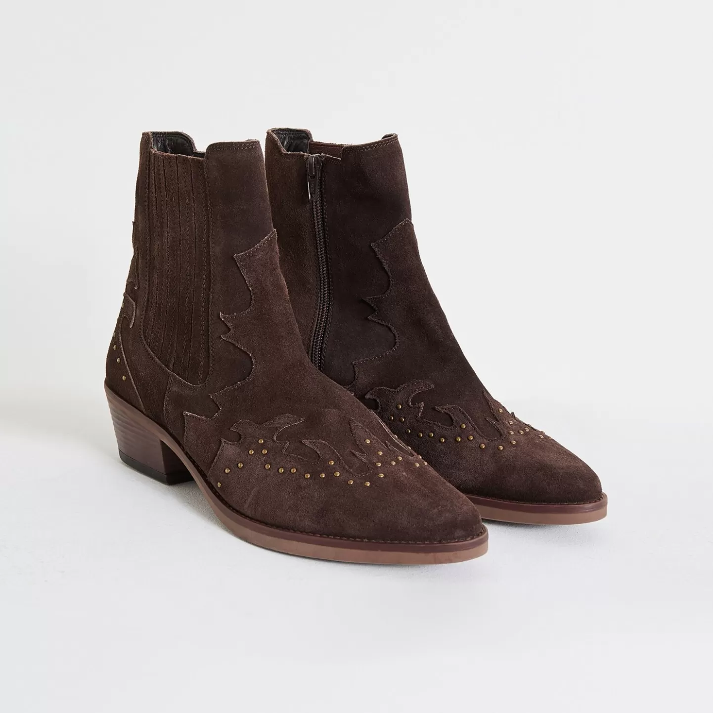 Grain de Malice Bottines Western Femme- Chaussures