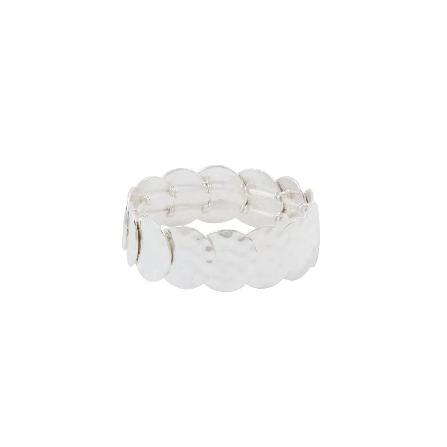 Grain de Malice Bracelet élastique Médailles Texturées- Bijoux