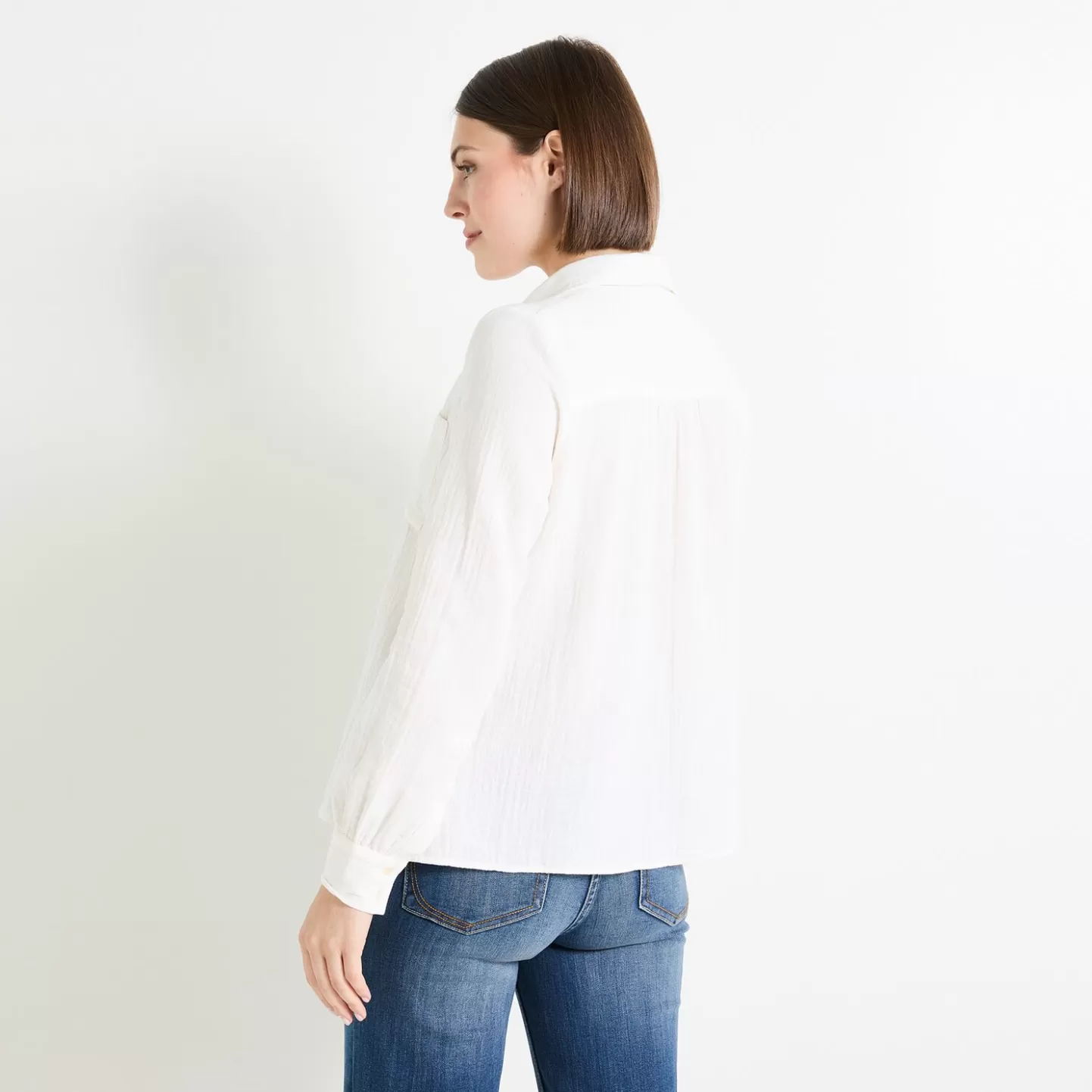 Grain de Malice Chemisier Manches Longues Femme- Chemisiers & Blouses