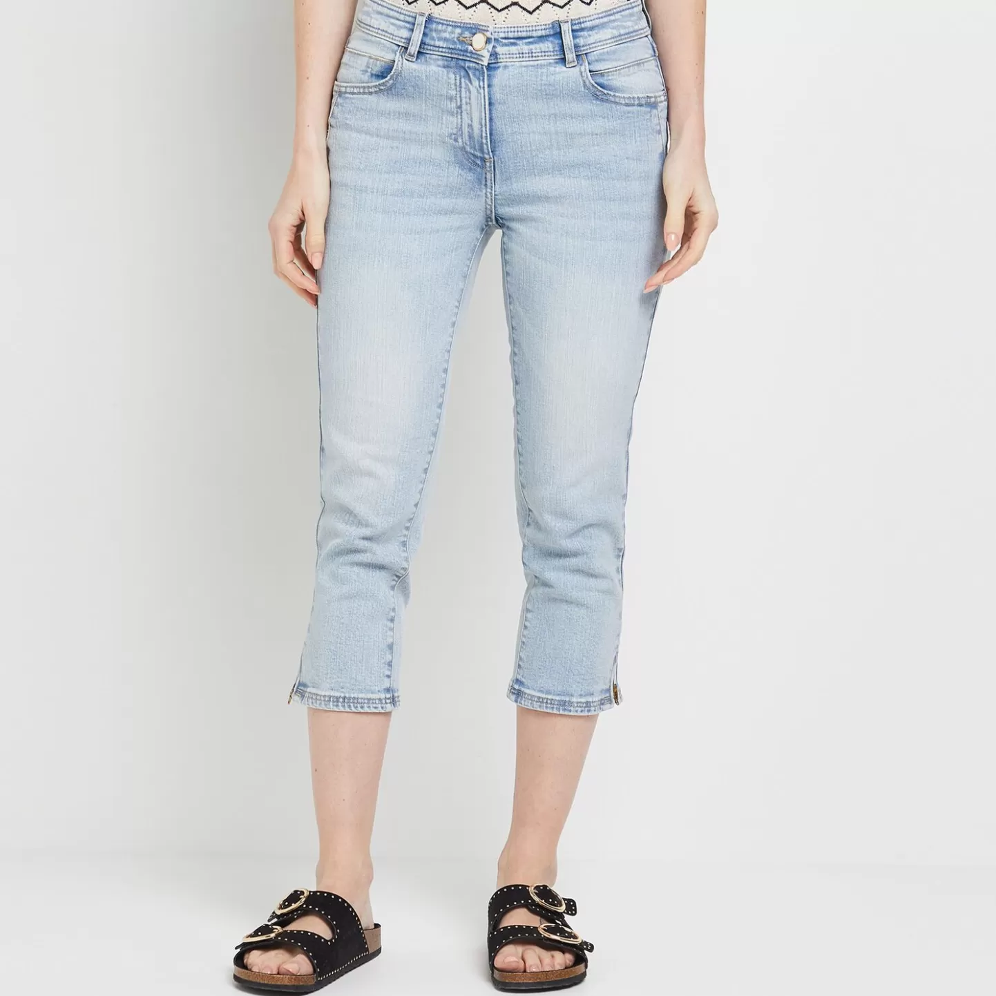 Grain de Malice Corsaire En Jean Femme CAMBODIA- Jeans