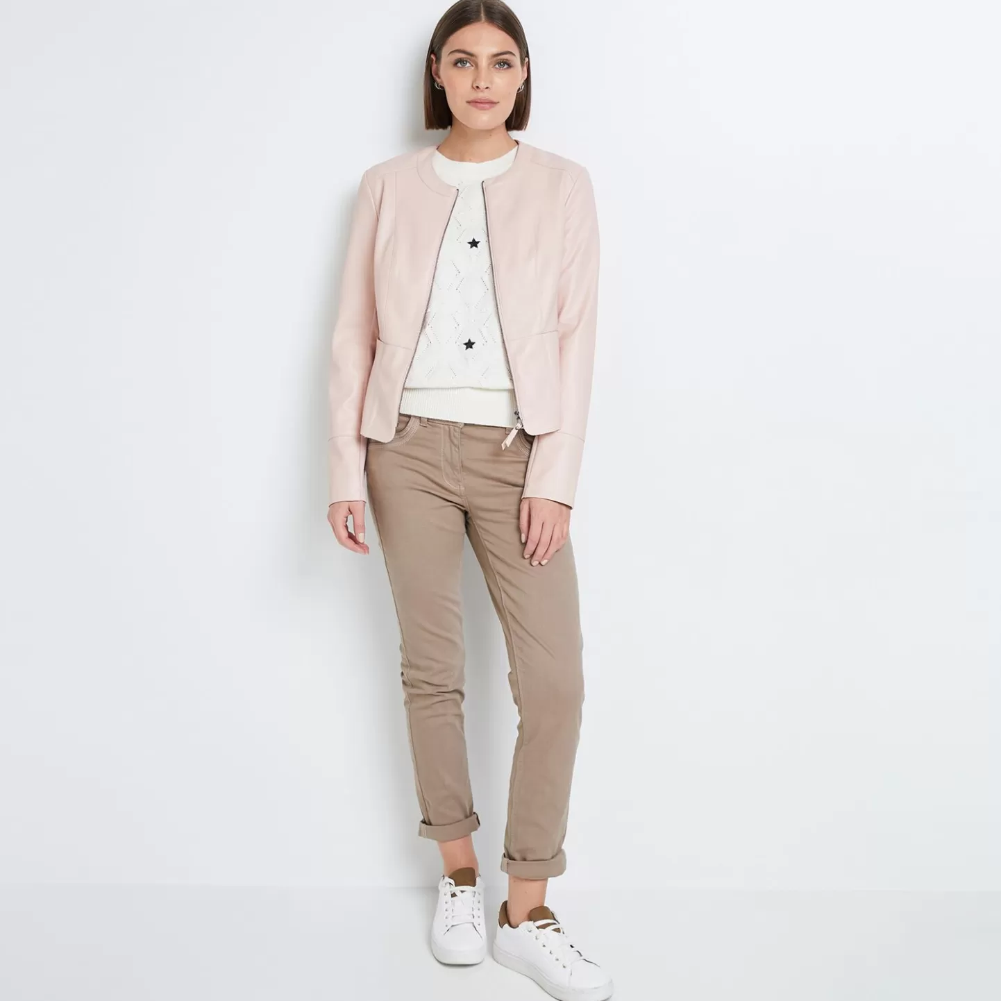 Grain de Malice Denim Couleur Taille Haute FIGARI Femme- Jeans