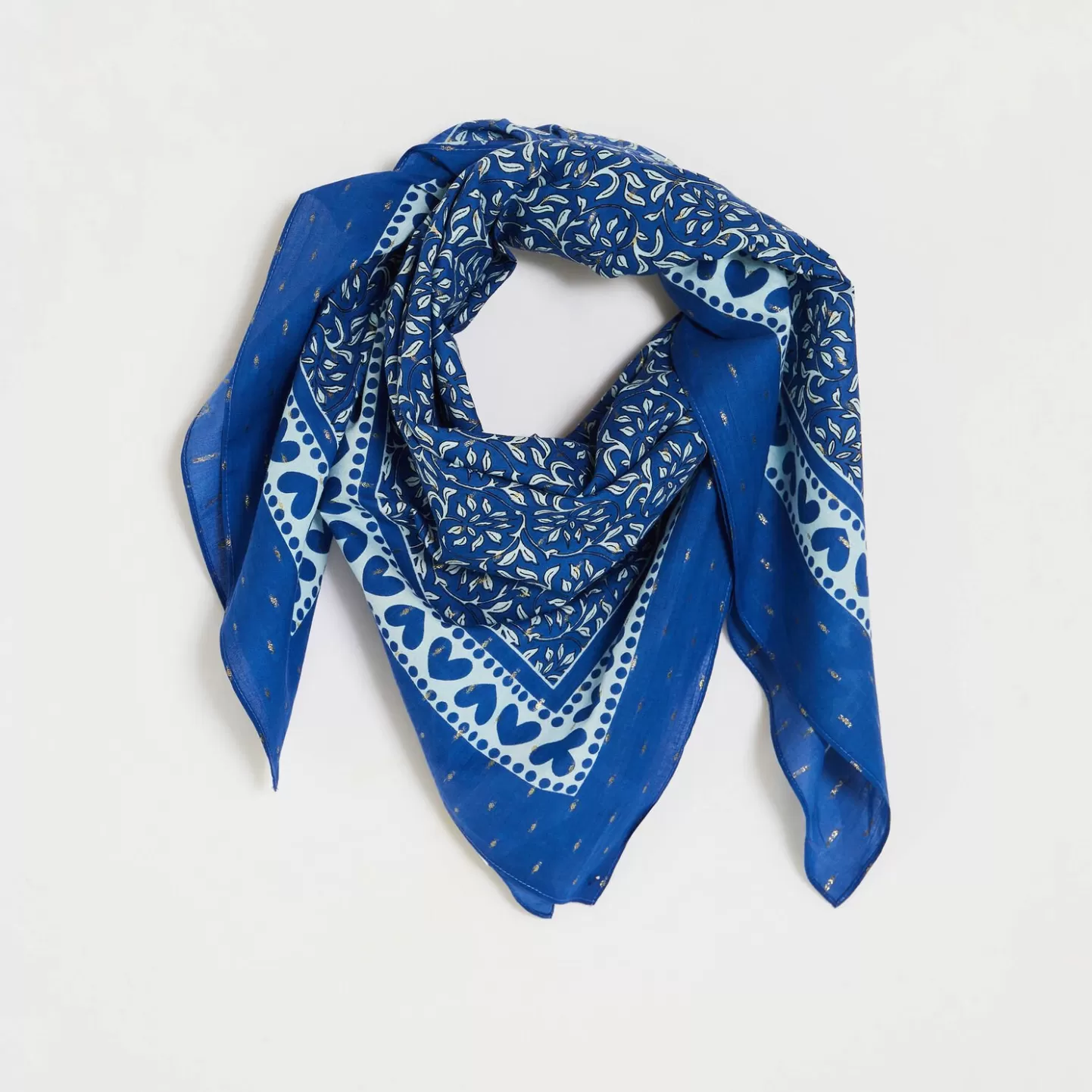 Grain de Malice Foulard Carré Imprimé Femme- Foulards & Étoles