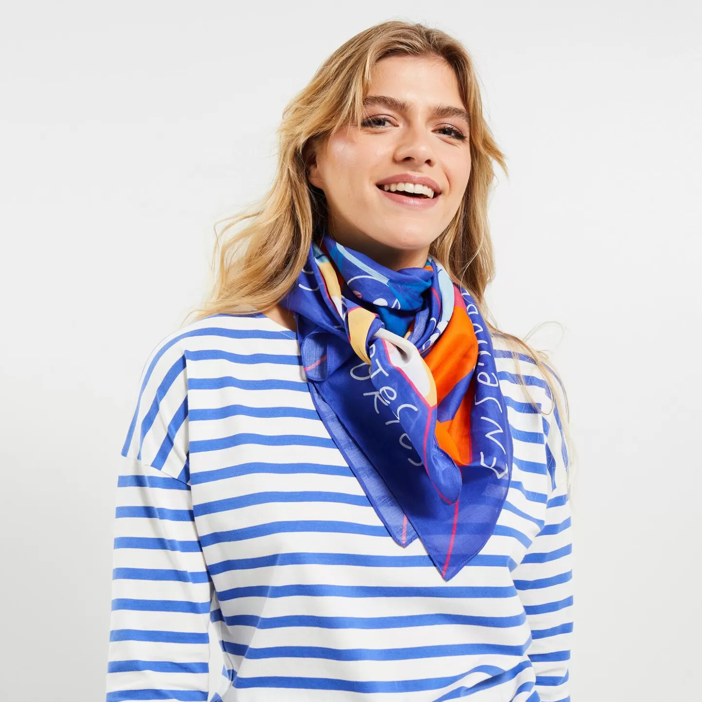 Grain de Malice Foulard Carré Imprimé Femme- Foulards & Étoles