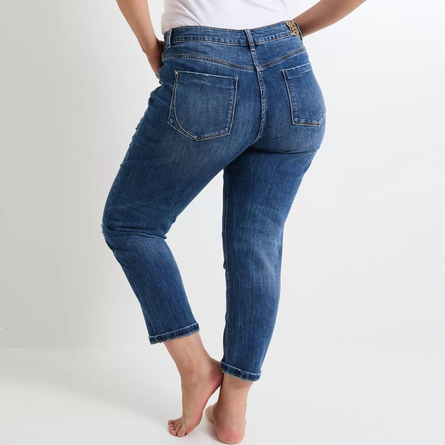 Grain de Malice Jean Boyfriend SEATTLE Femme- Jeans Boyfriend | Jeans Raccourcis