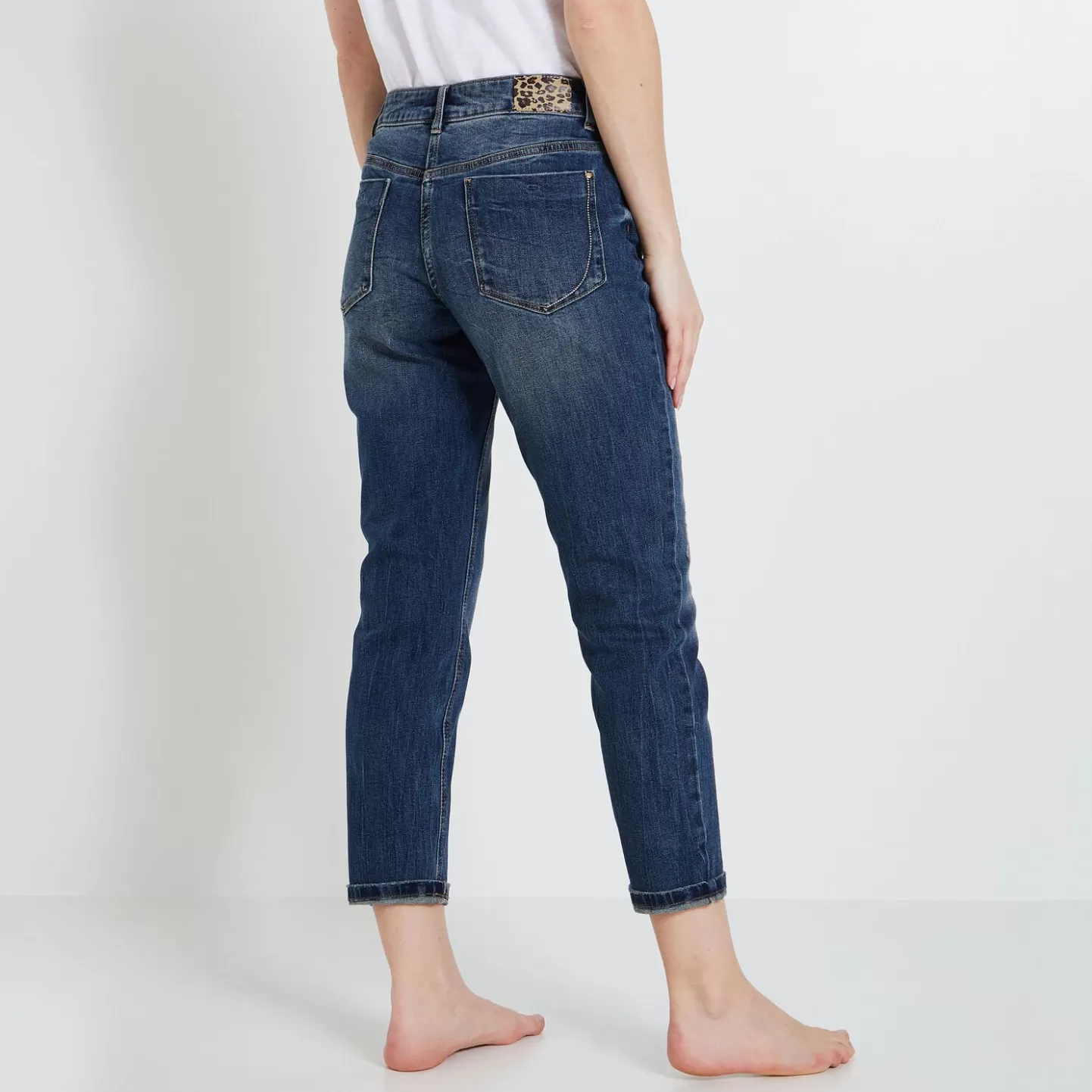 Grain de Malice Jean Boyfriend SEATTLE Femme- Jeans Boyfriend | Jeans Raccourcis