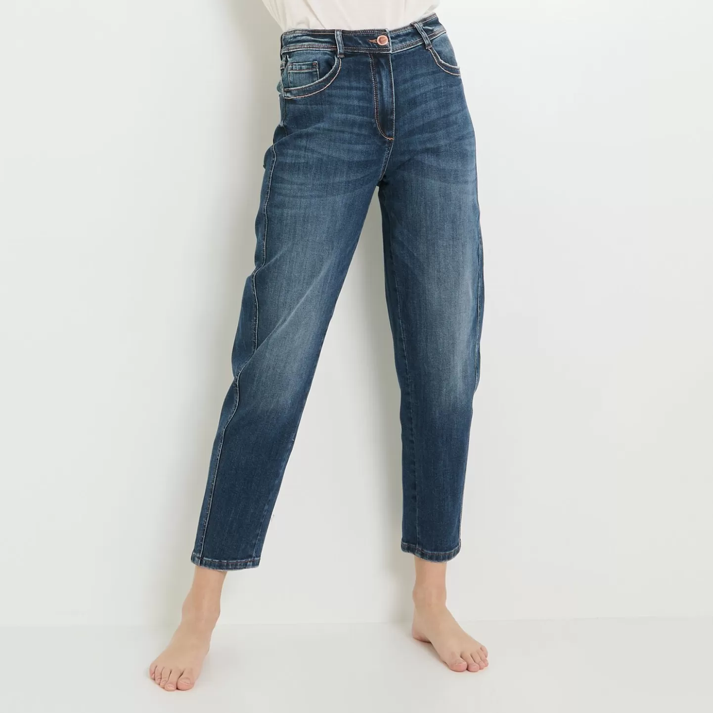 Grain de Malice Jean Cargo HOUSTON Femme- Jeans Cargo | Jeans Raccourcis