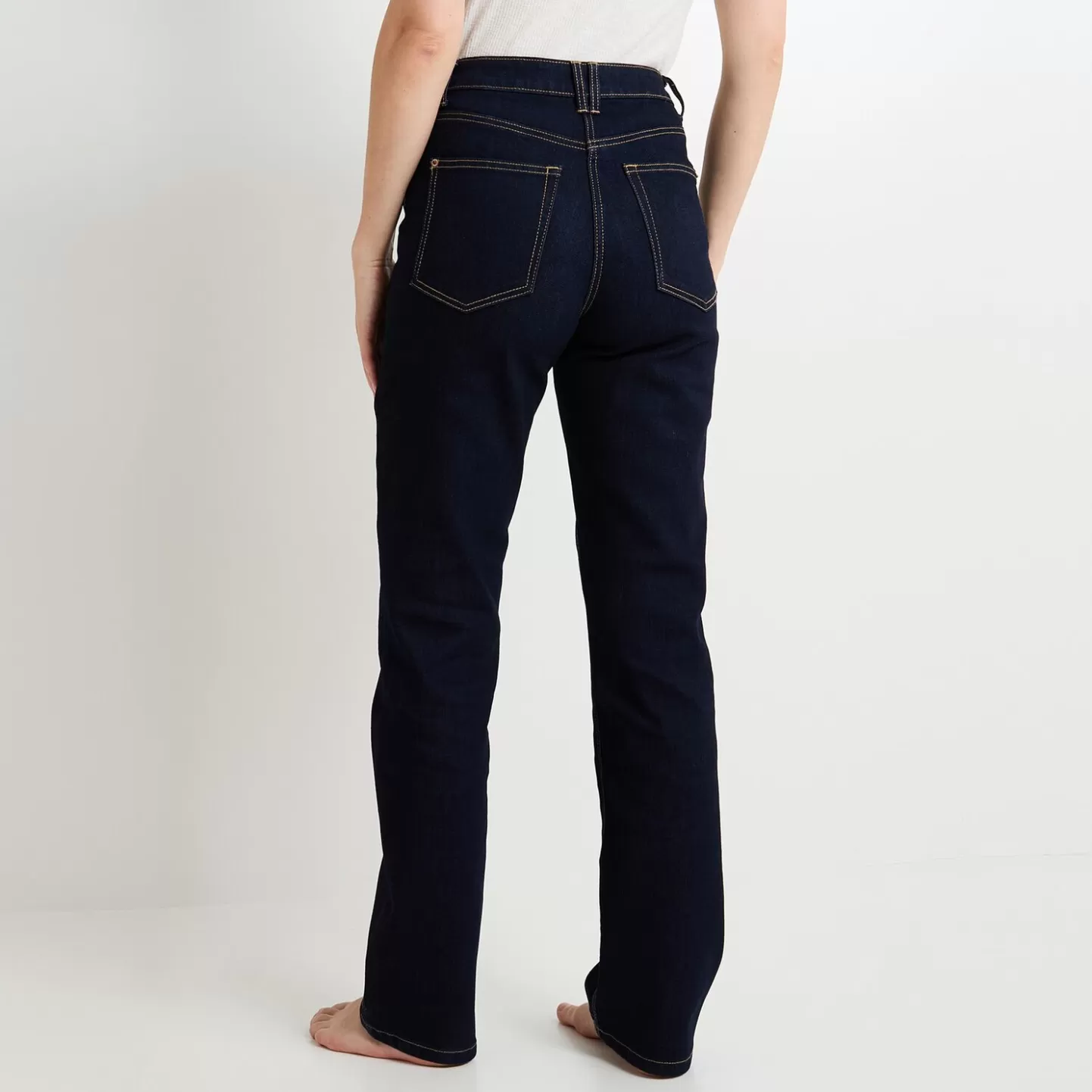 Grain de Malice Jean Droit LIMA Raccourci Femme- Jeans Droits | Jeans