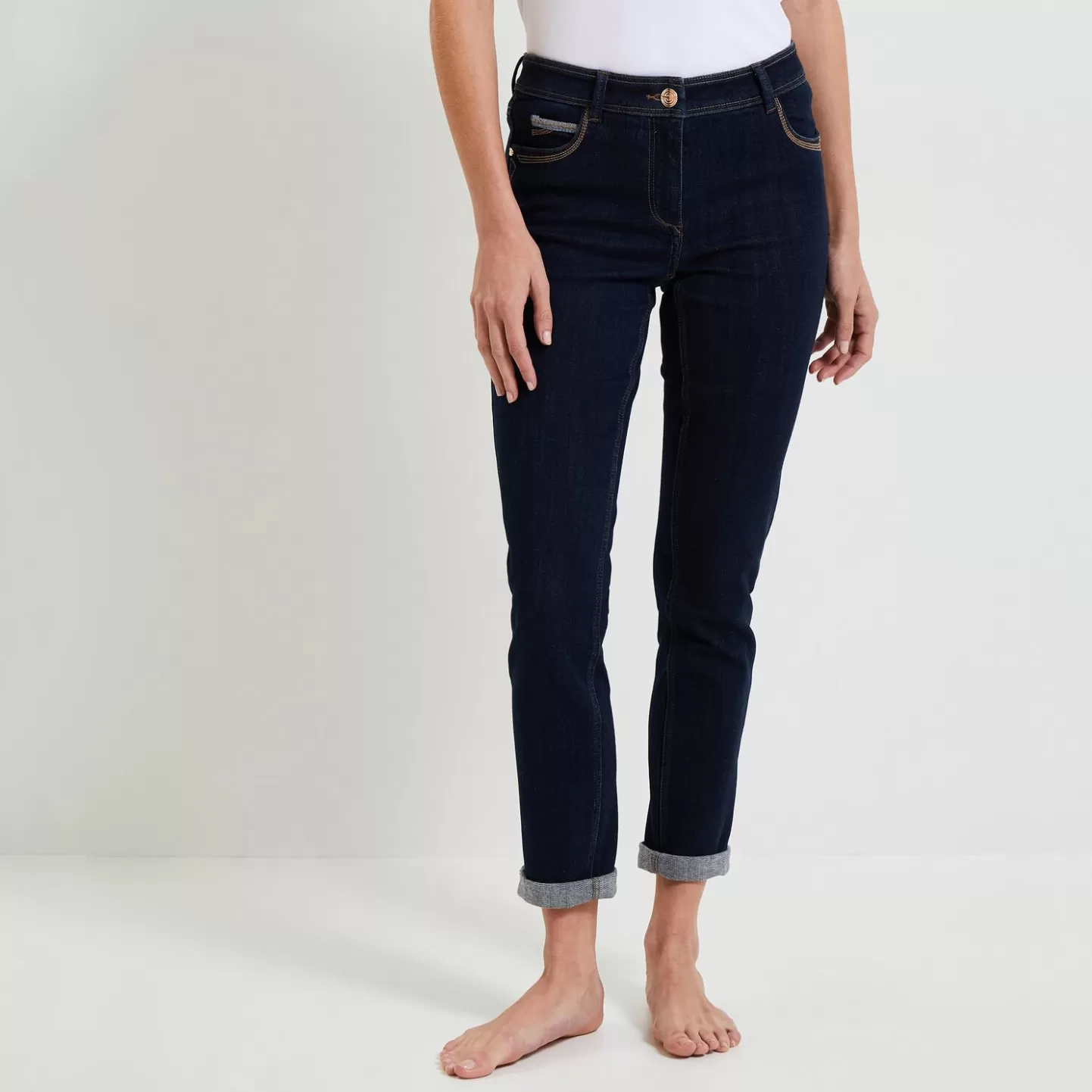 Grain de Malice Jean Raccourci Femme TOKYO- Jeans