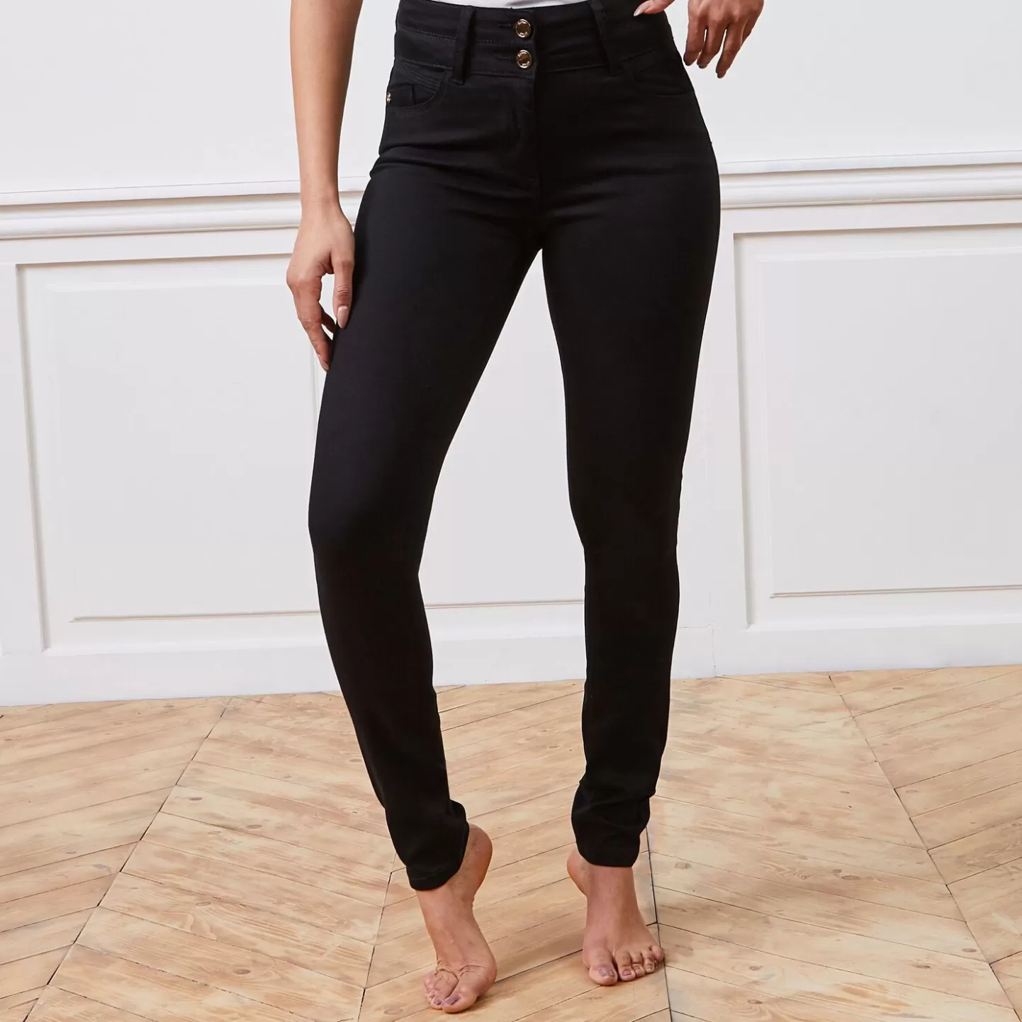 Grain de Malice Jean Slim Taille Haute MILAN Femme- Jeans Slim | Jeans Taille Haute