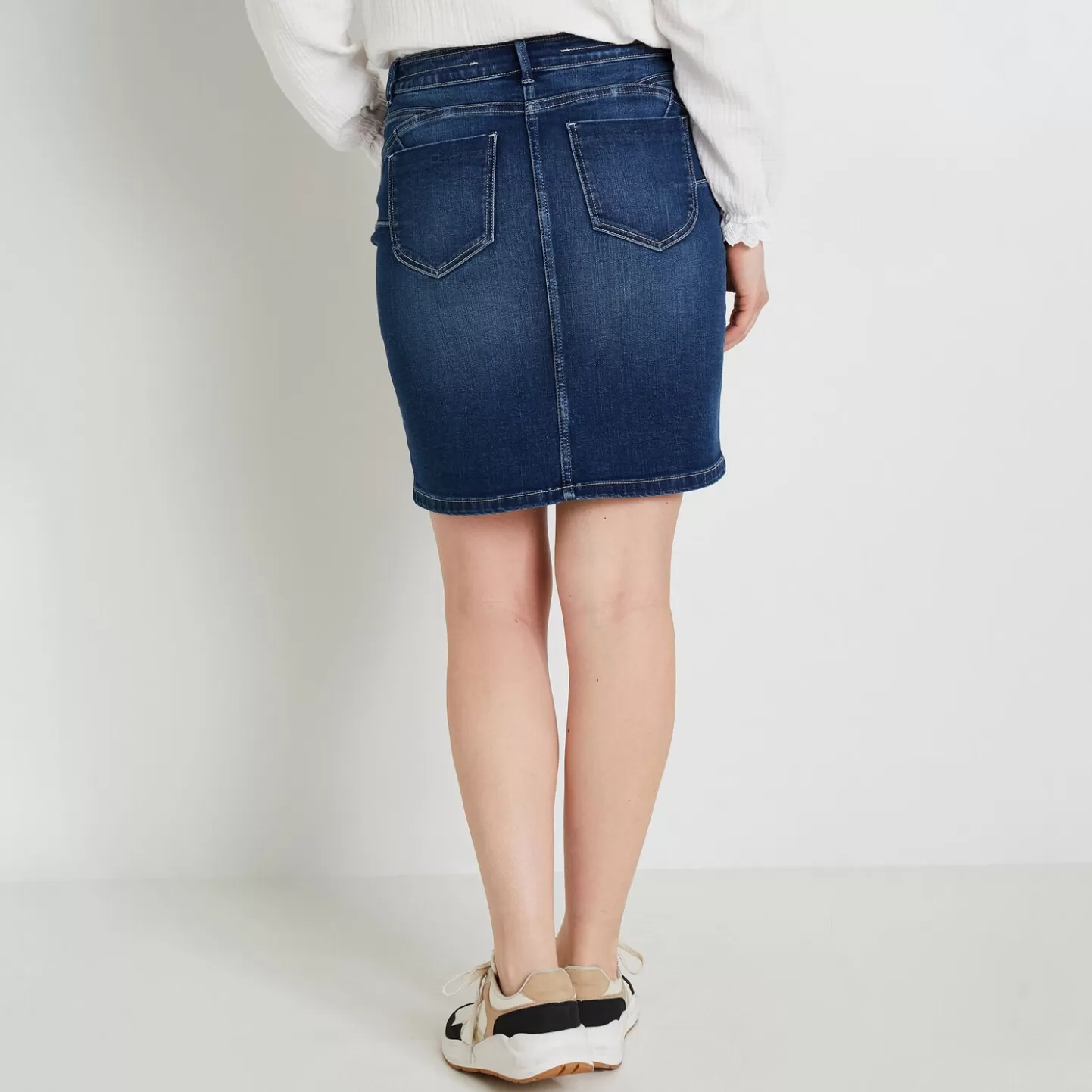 Grain de Malice Jupe En Jean Femme- Jeans | Jupes