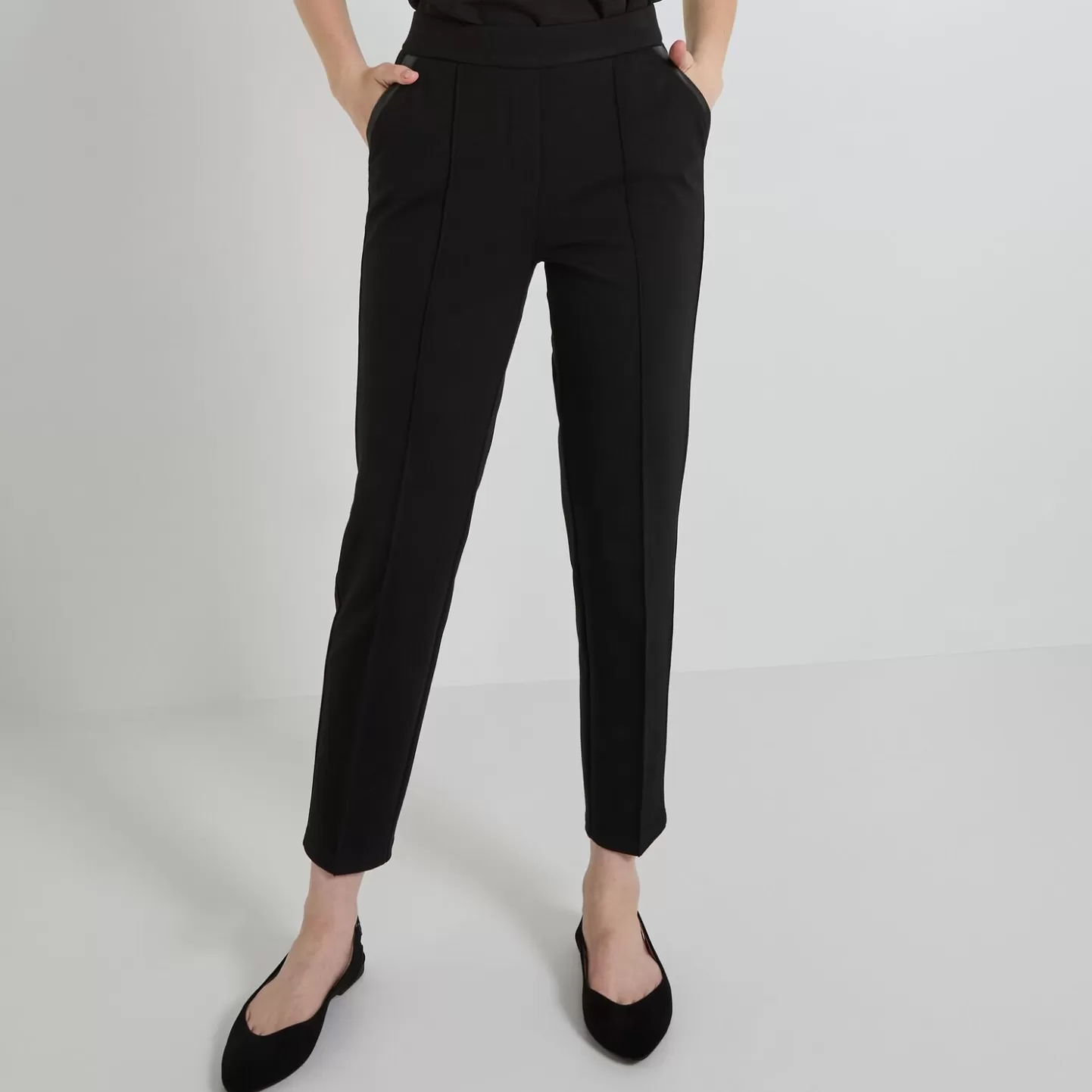 Grain de Malice Pantalon Cigarette Stretch Femme- Pantalons