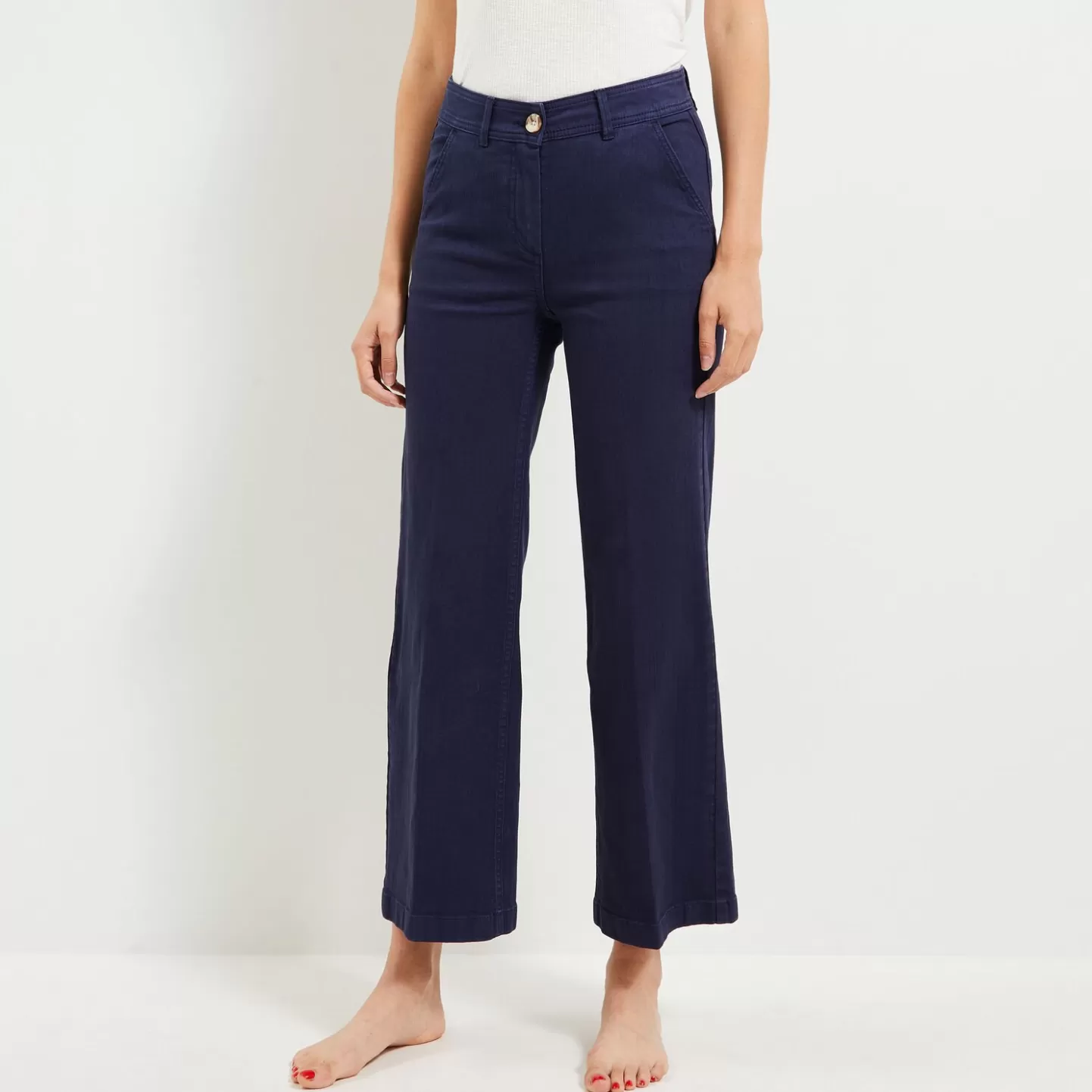 Grain de Malice Pantalon Flare Raccourci Femme- Jeans Flare | Jeans