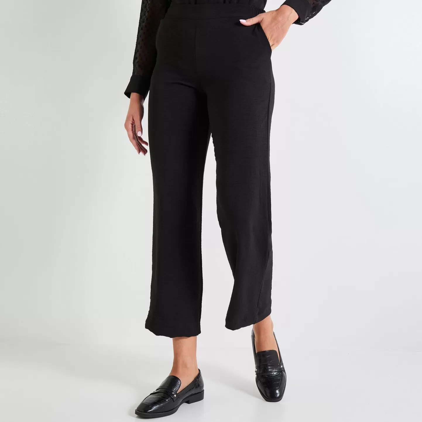 Grain de Malice Pantalon Fluide Taille élastiquée Femme- Pantalons