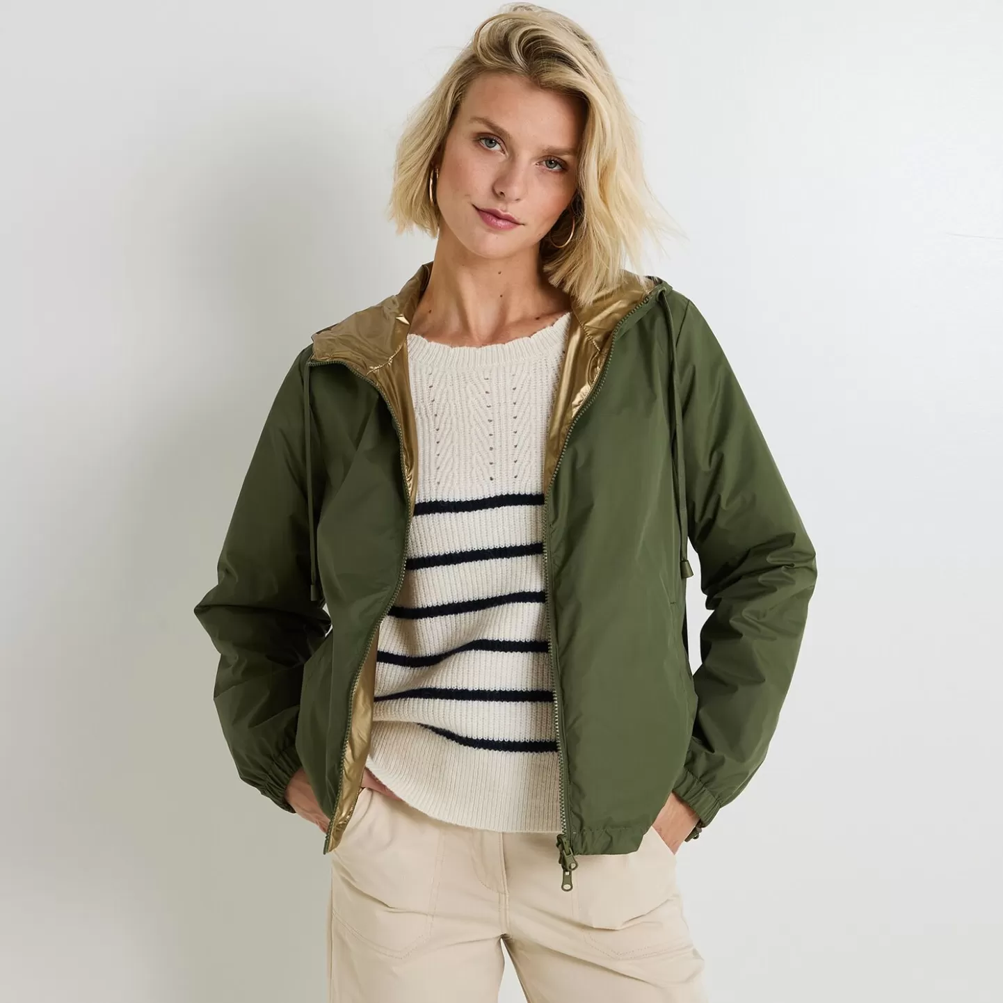 Grain de Malice Parka Réversible Femme- Manteaux