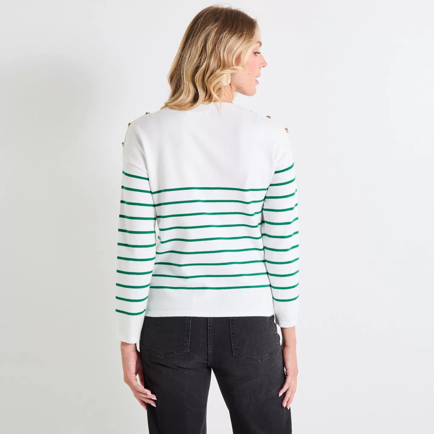 Grain de Malice Pull Col Bateau Femme- Pulls & Sweats