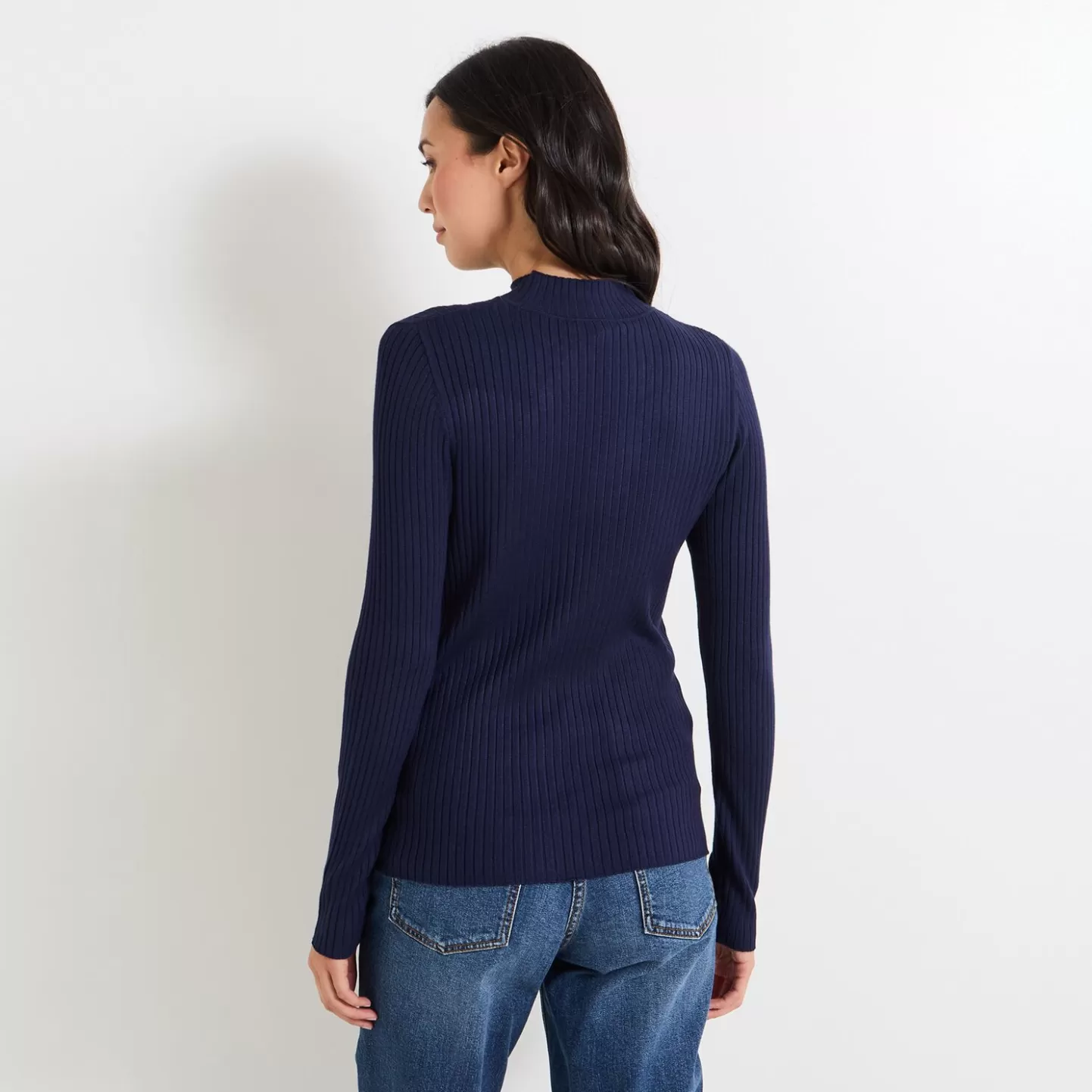 Grain de Malice Pull Col Montant Femme- Pulls & Sweats