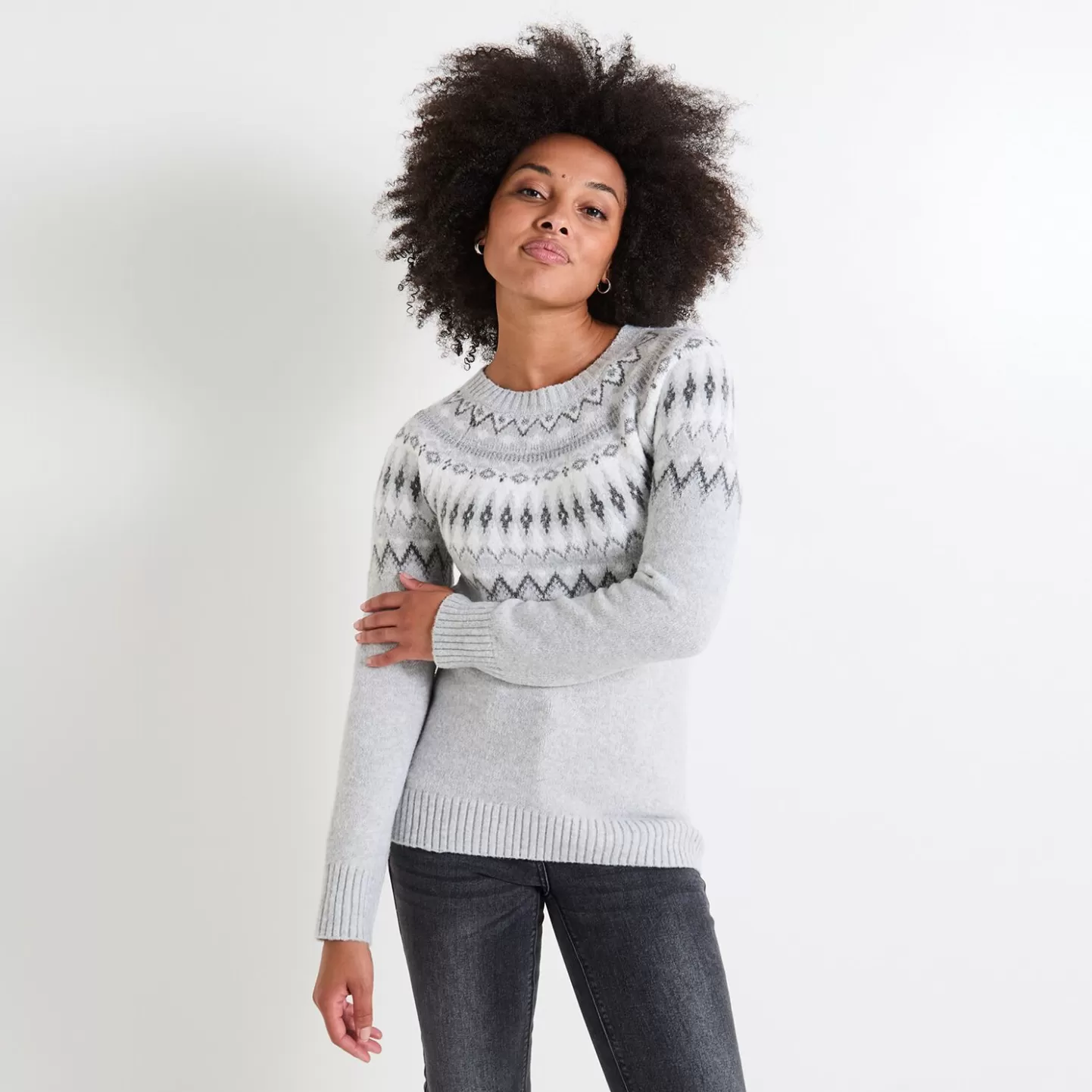 Grain de Malice Pull Manches Longues Femme- Pulls & Sweats