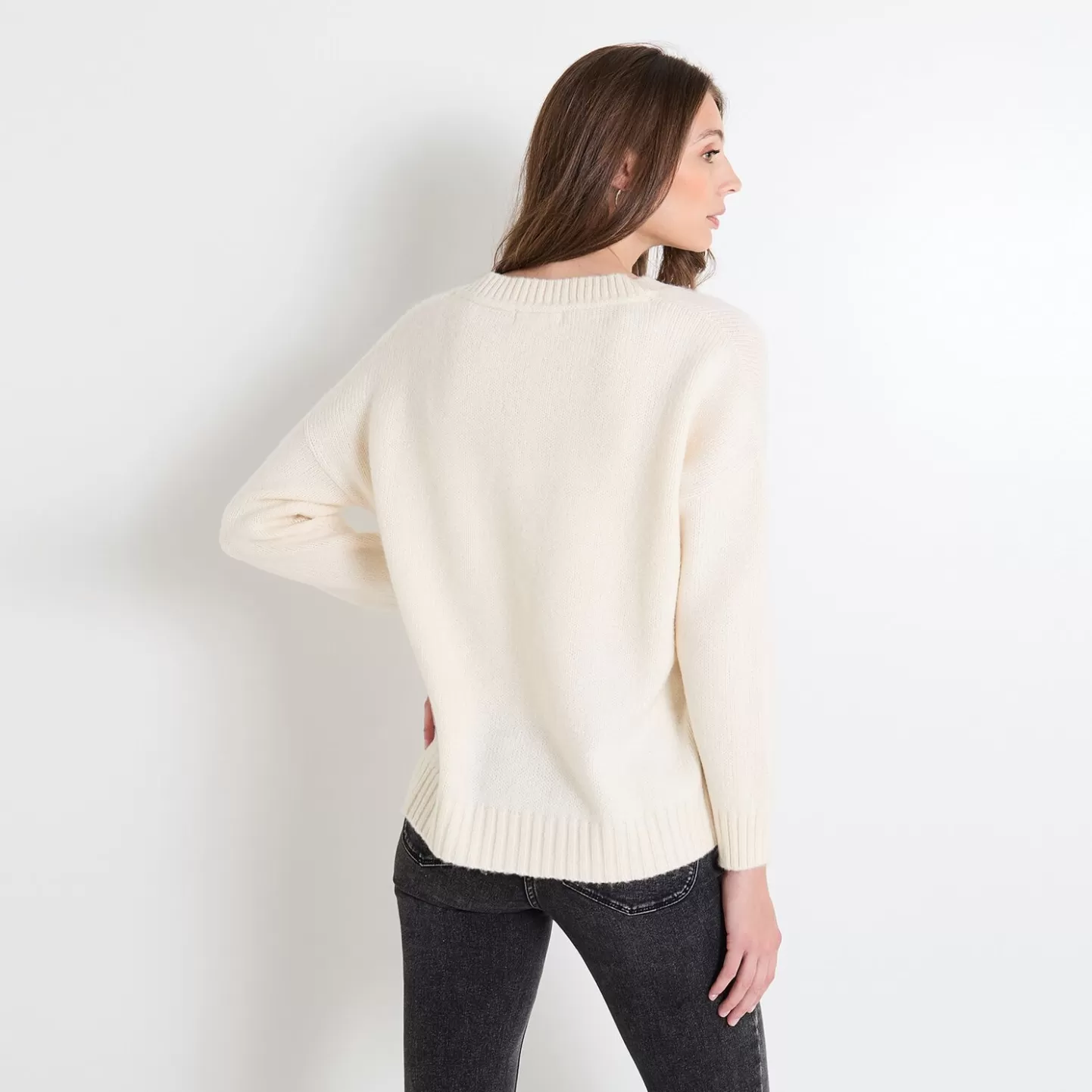 Grain de Malice Pull Manches Longues Femme- Pulls & Sweats