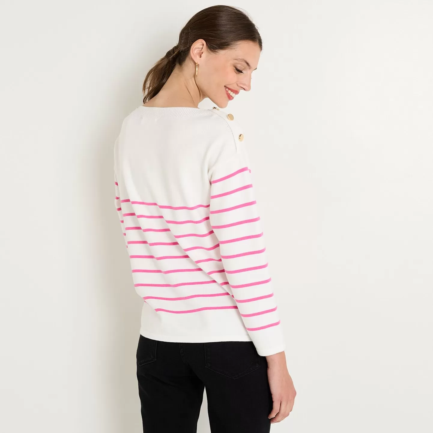 Grain de Malice Pull Manches Longues Femme- Pulls & Sweats