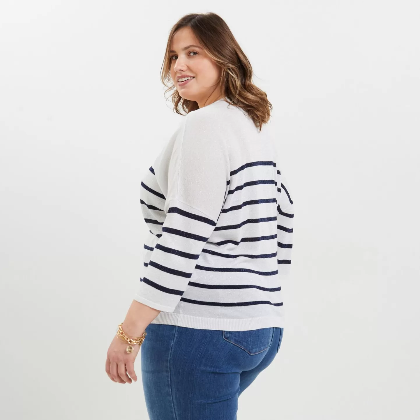 Grain de Malice Pull Rayé Femme- Pulls & Sweats