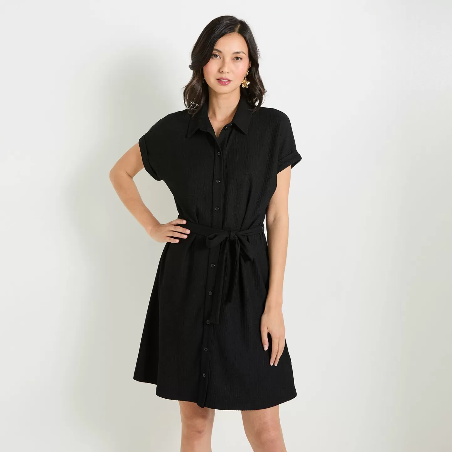 Grain de Malice Robe Col Chemise Fremme- Robes