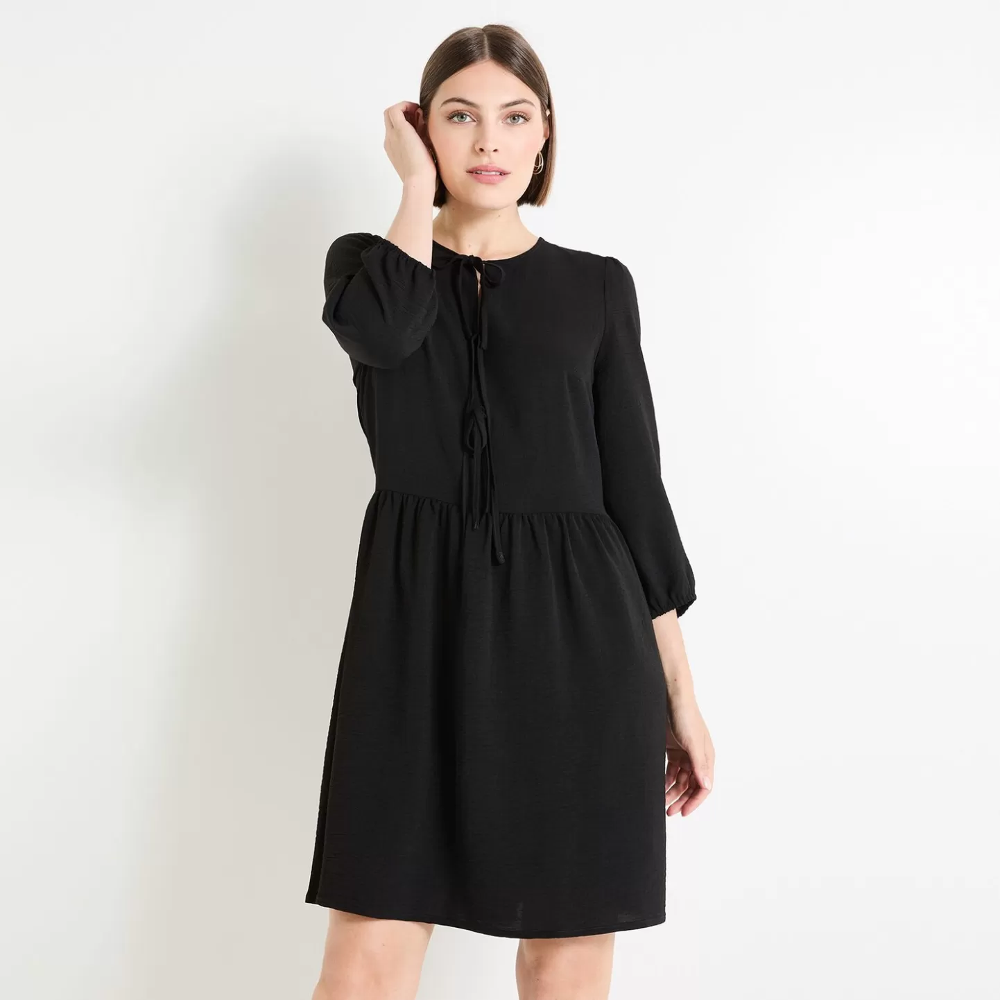 Grain de Malice Robe Manches 3/4 Femme- Robes