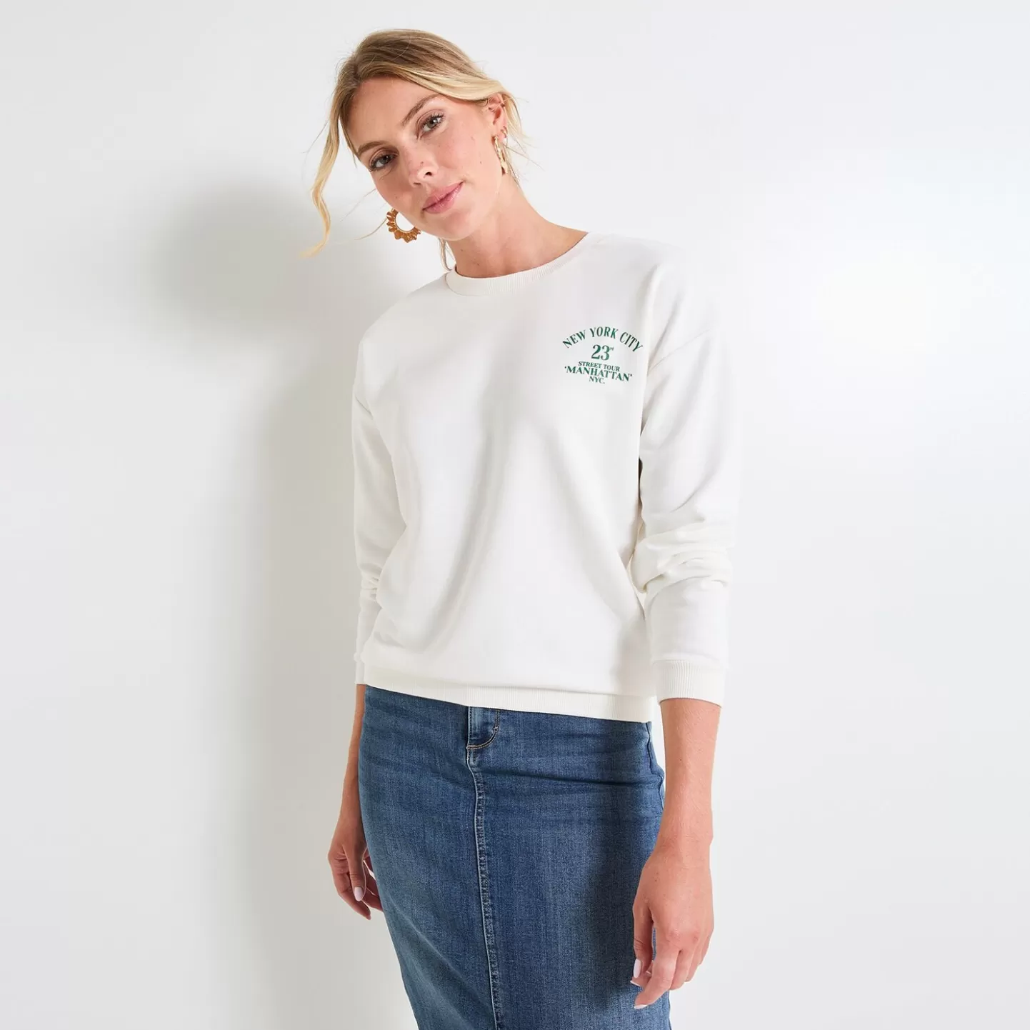 Grain de Malice Sweat Manches Longues Femme- T-Shirts & Tops | Pulls & Sweats