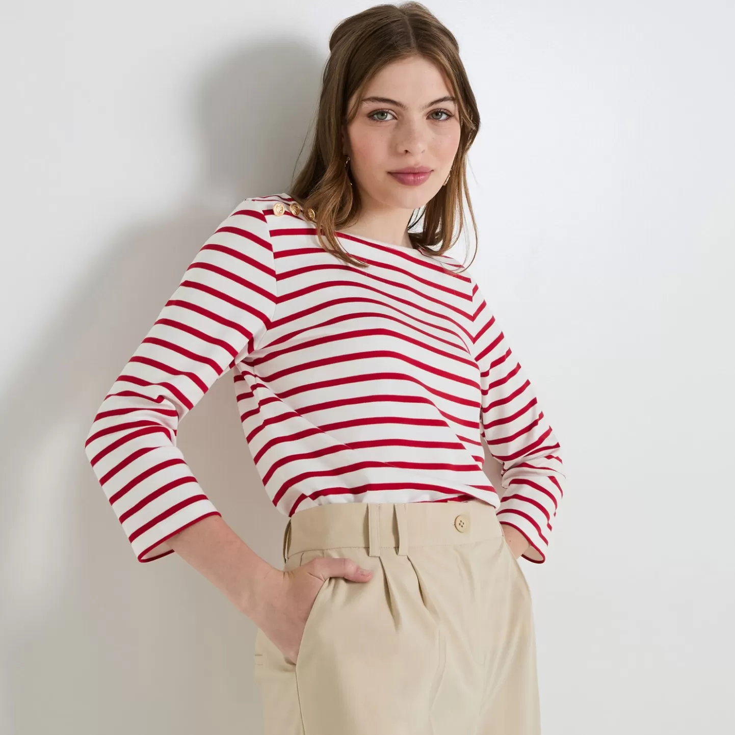 Grain de Malice T-shirt Col Bateau Femme- T-Shirts & Tops