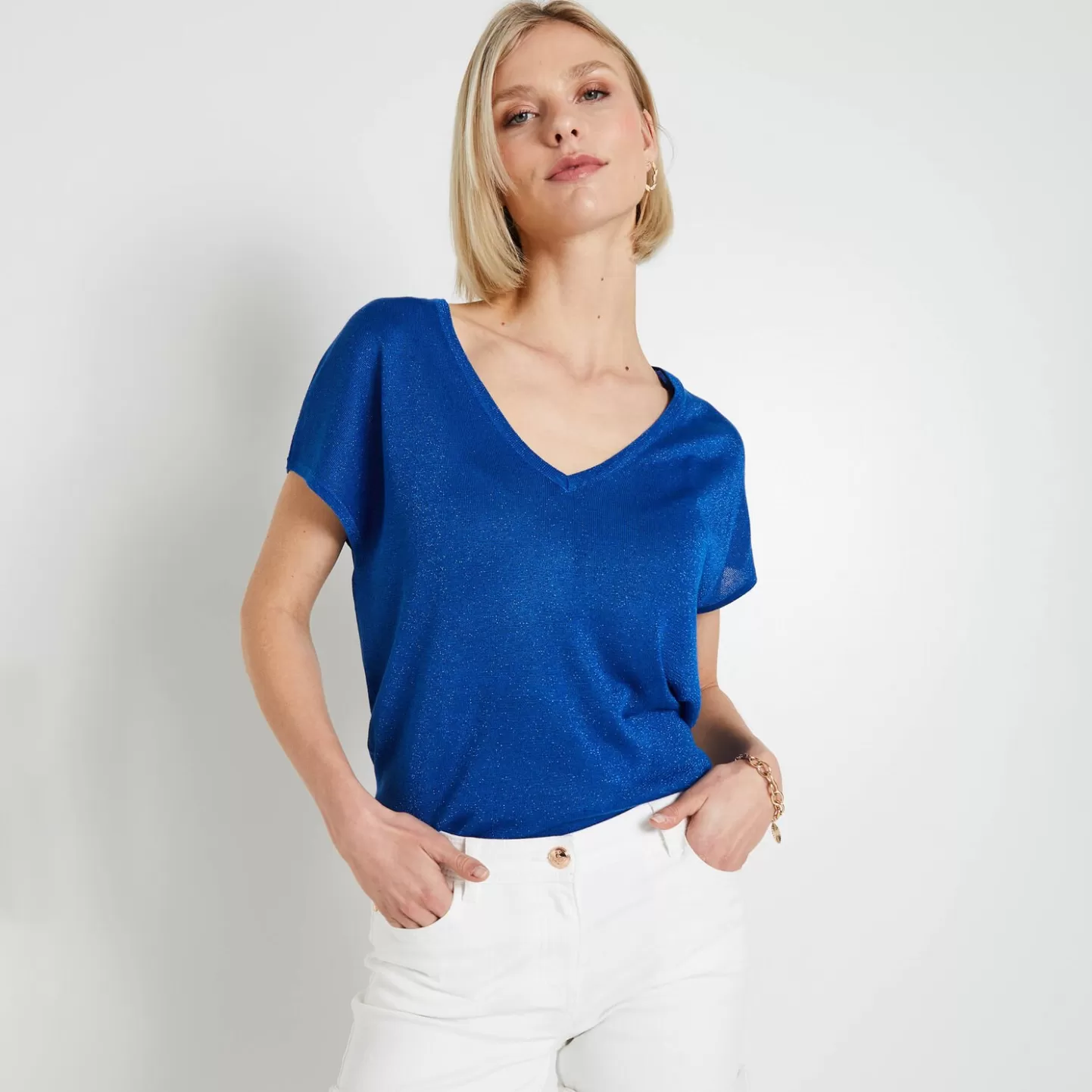 Grain de Malice Tshirt Maille Femme- Pulls & Sweats