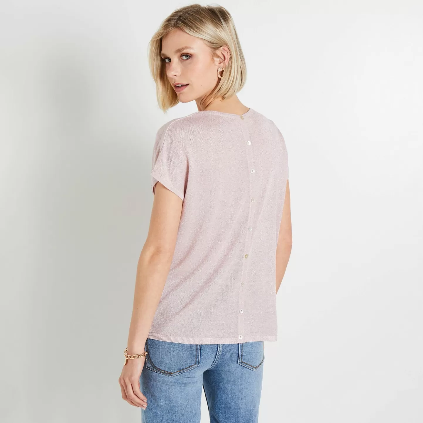 Grain de Malice Tshirt Maille Femme- T-Shirts & Tops | Pulls & Sweats