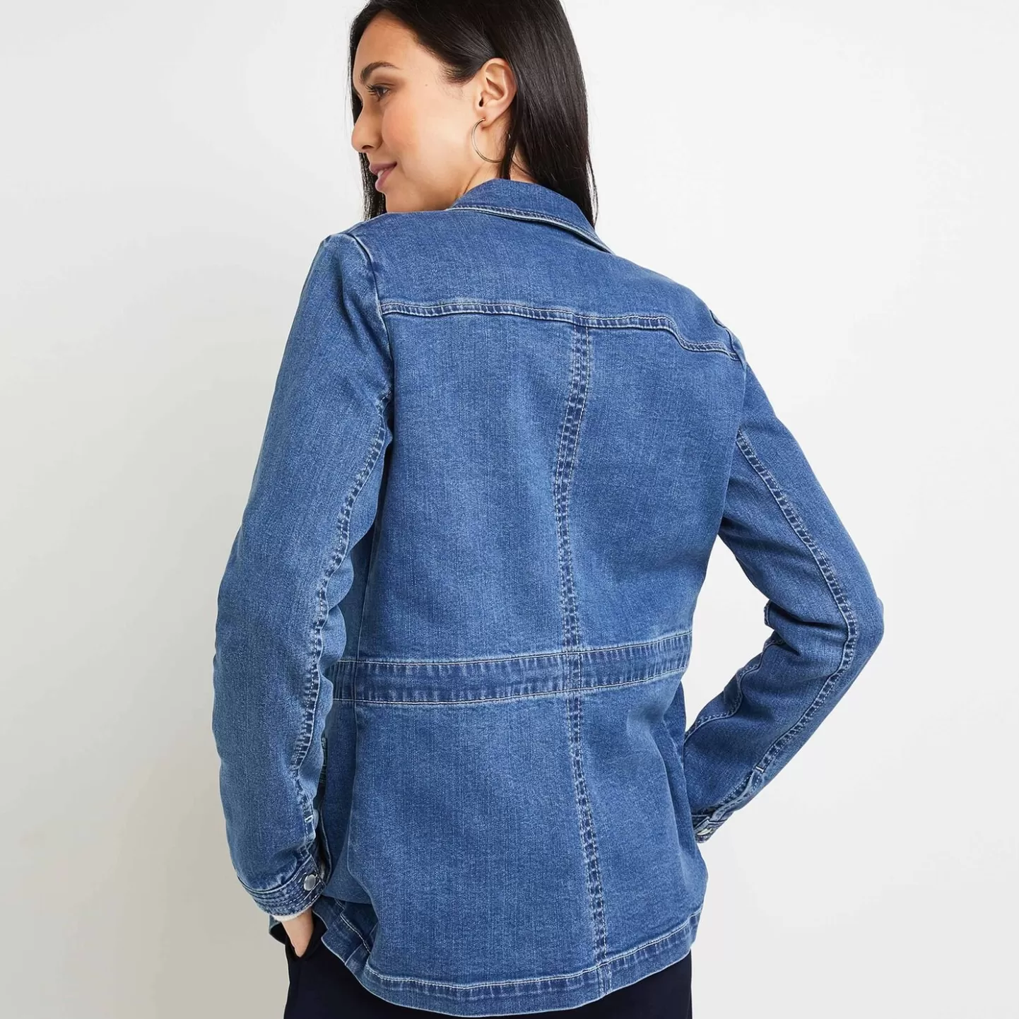 Grain de Malice Veste Saharienne En Jean- Jeans